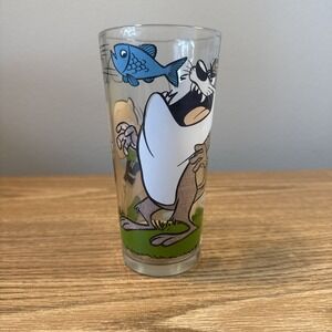 1976 Vintage‎ Pepsi Collector Series Glass PORKY PIG and TAZ Tasmanian Devil*